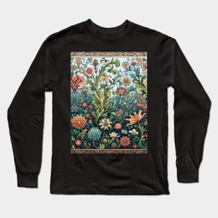 Islamic Grandeur Unveiled: Timeless Art, Floral Motifs, and Vibrant Ornaments Long Sleeve T-Shirt